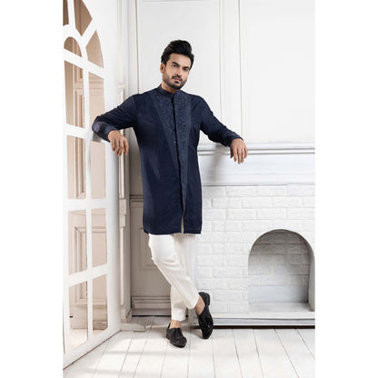 SMRITI Navy Blue Sapphire Kurta With Pant