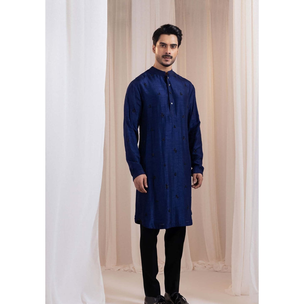 SMRITI Navy Blue Kurta and Pant