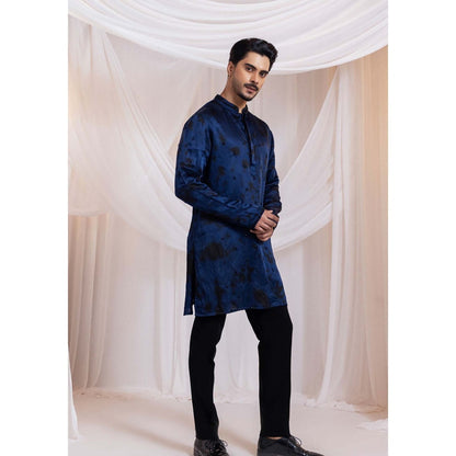 SMRITI Navy Blue Midnight Royal Kurta With Pant