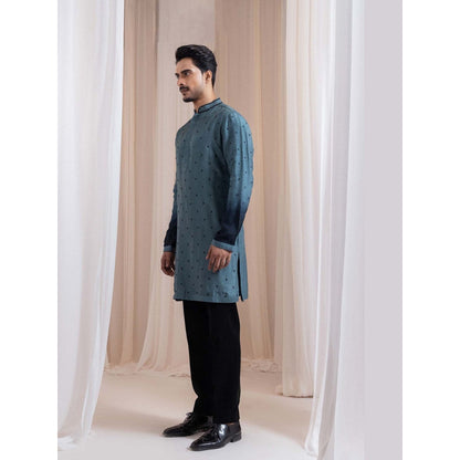 SMRITI Teal Inkloom Kurta With Pant