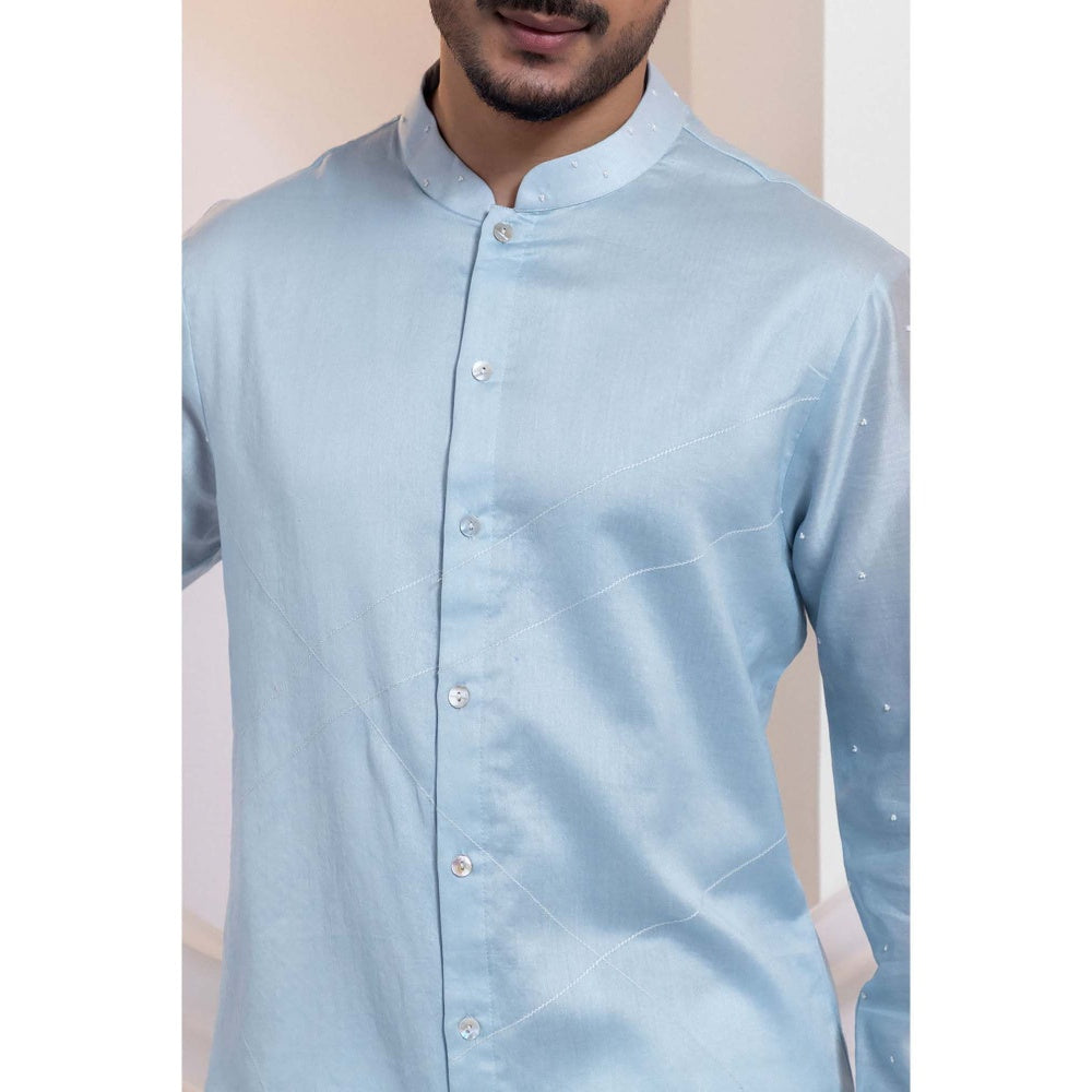 SMRITI Blue Thread Kurta With Pant