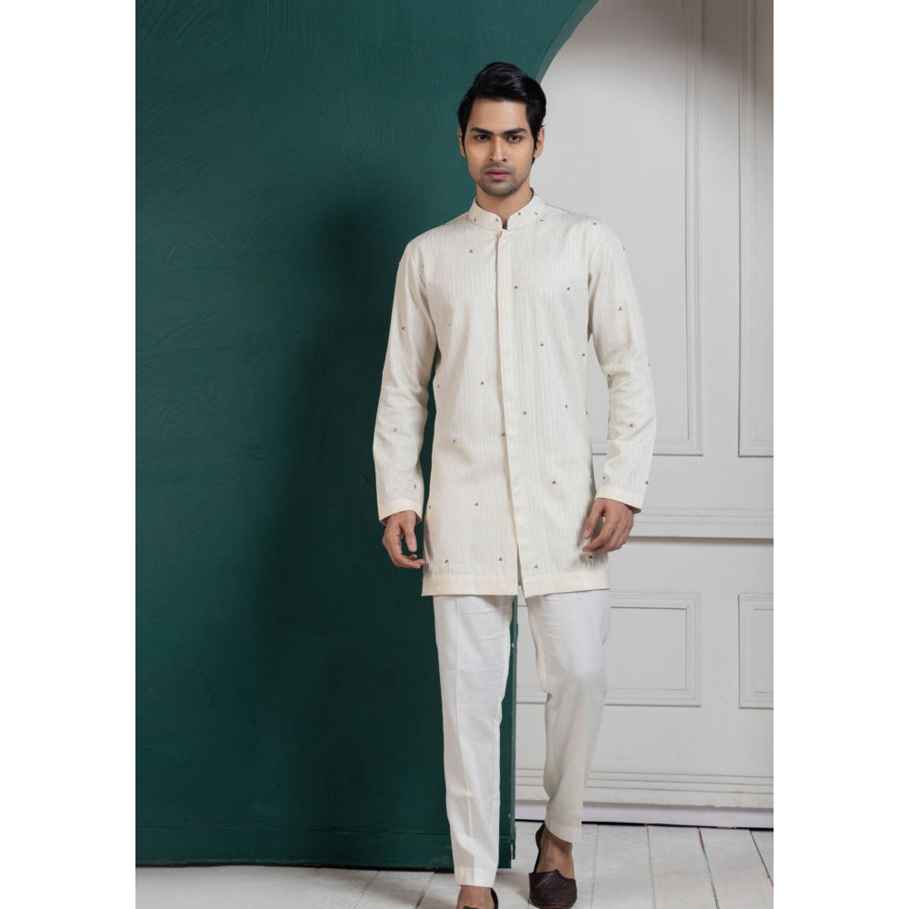 SMRITI Regal Ivory Layered Kurta