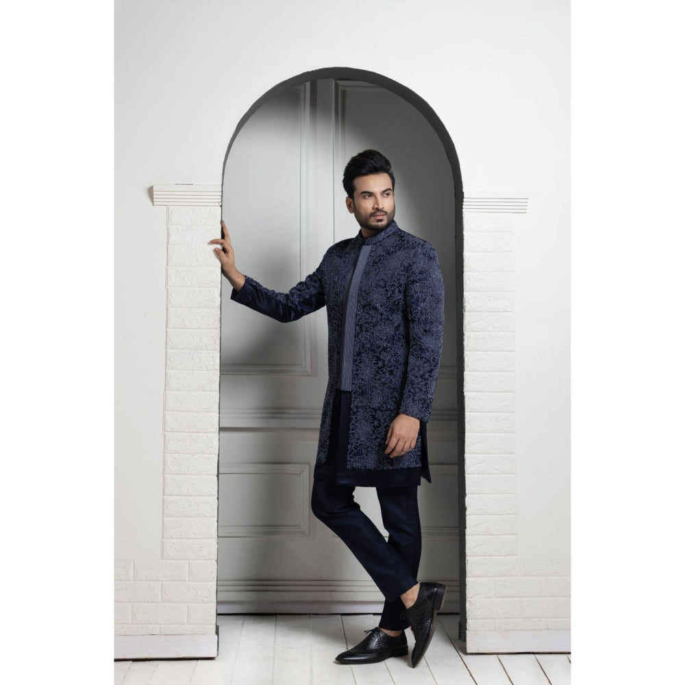 SMRITI Majestic Midnight Hues Bandhgala