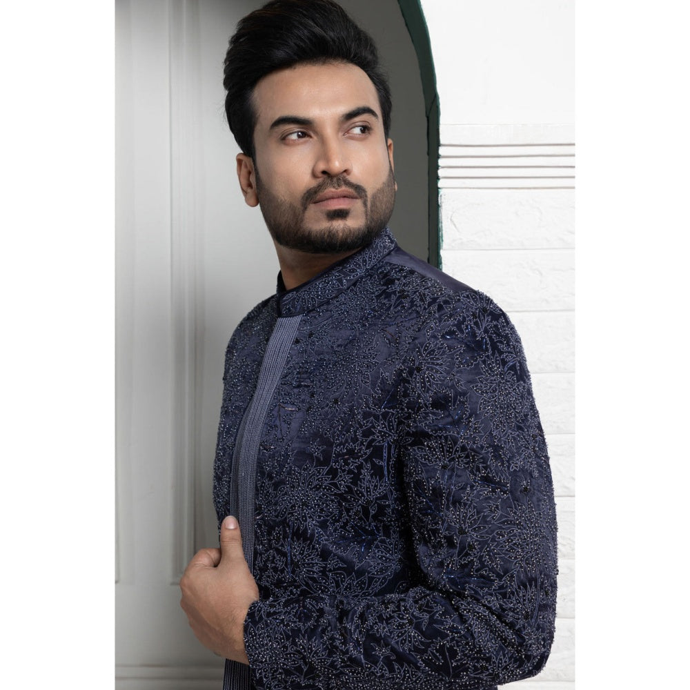 SMRITI Majestic Midnight Hues Bandhgala