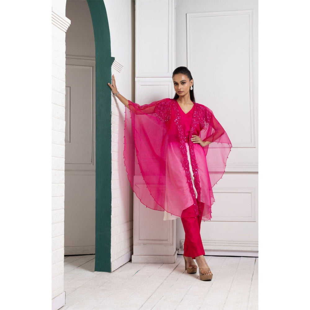 SMRITI Rosette Ombre Kaftan