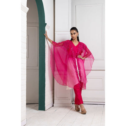 SMRITI Rosette Ombre Kaftan