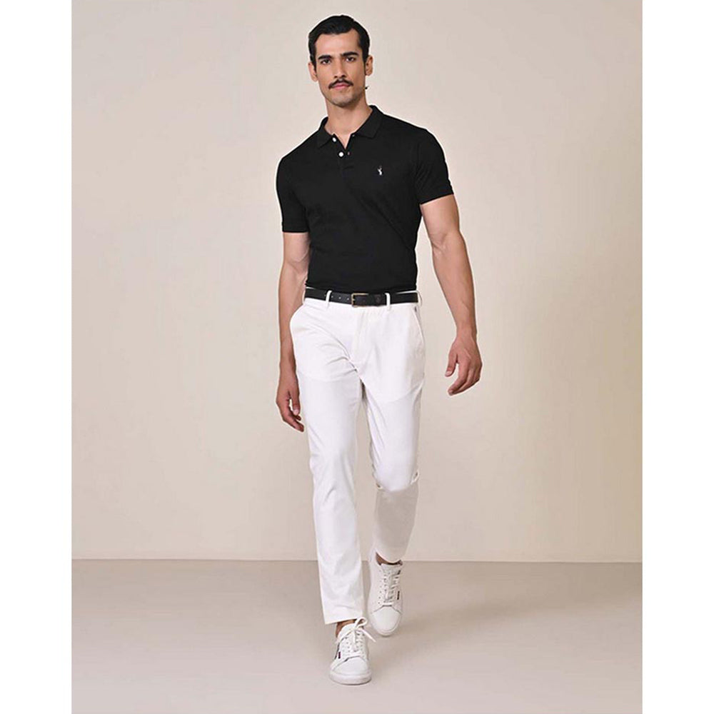 S&N by Shantnu Nikhil Classic Off White Chinos