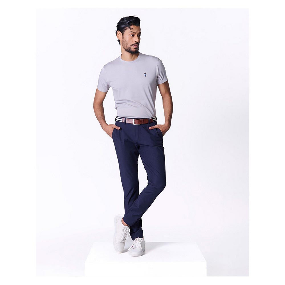 S&N by Shantnu Nikhil Batsman Navy Blue Trouser