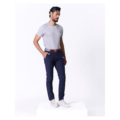 S&N by Shantnu Nikhil Batsman Navy Blue Trouser