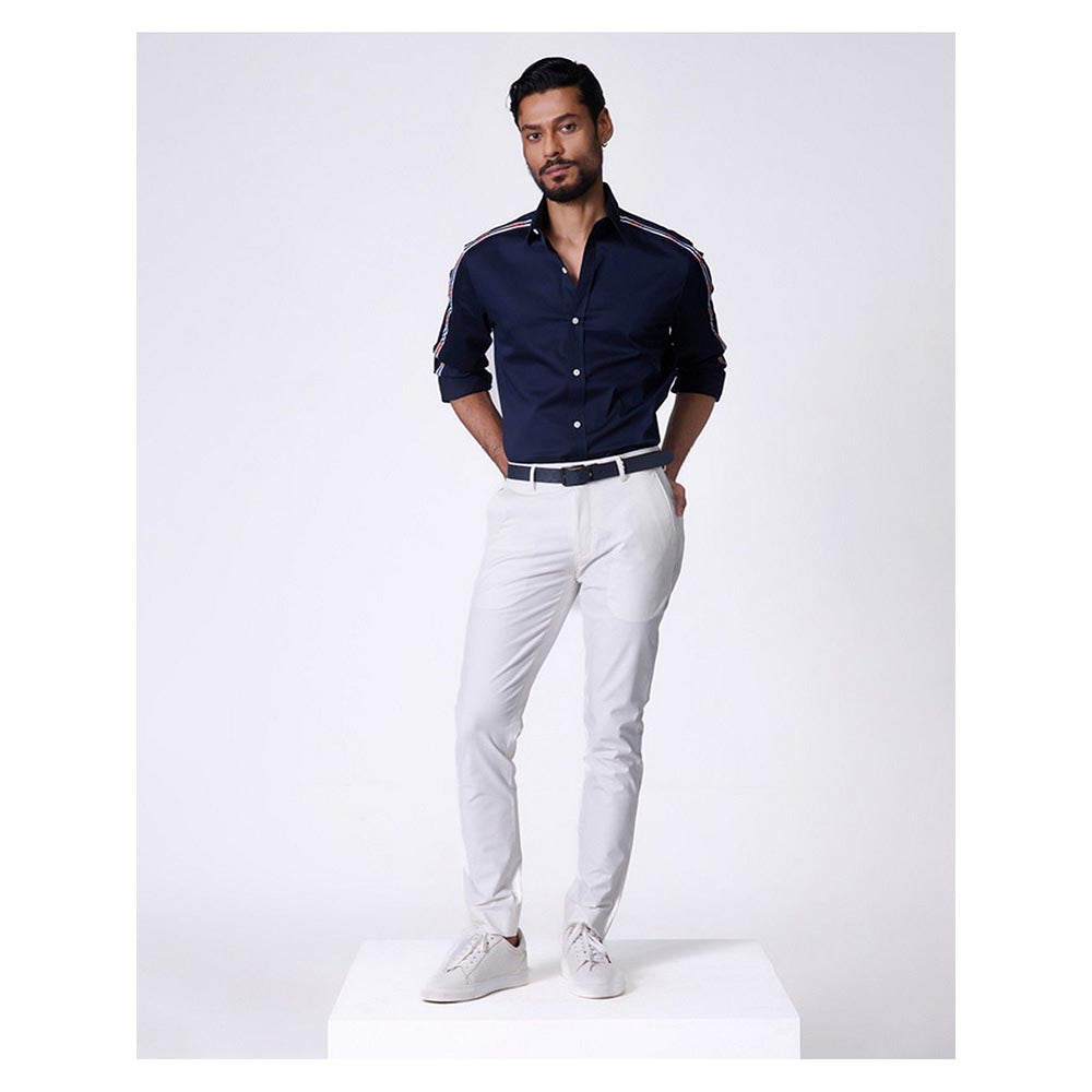 S&N by Shantnu Nikhil Batsman White Trouser