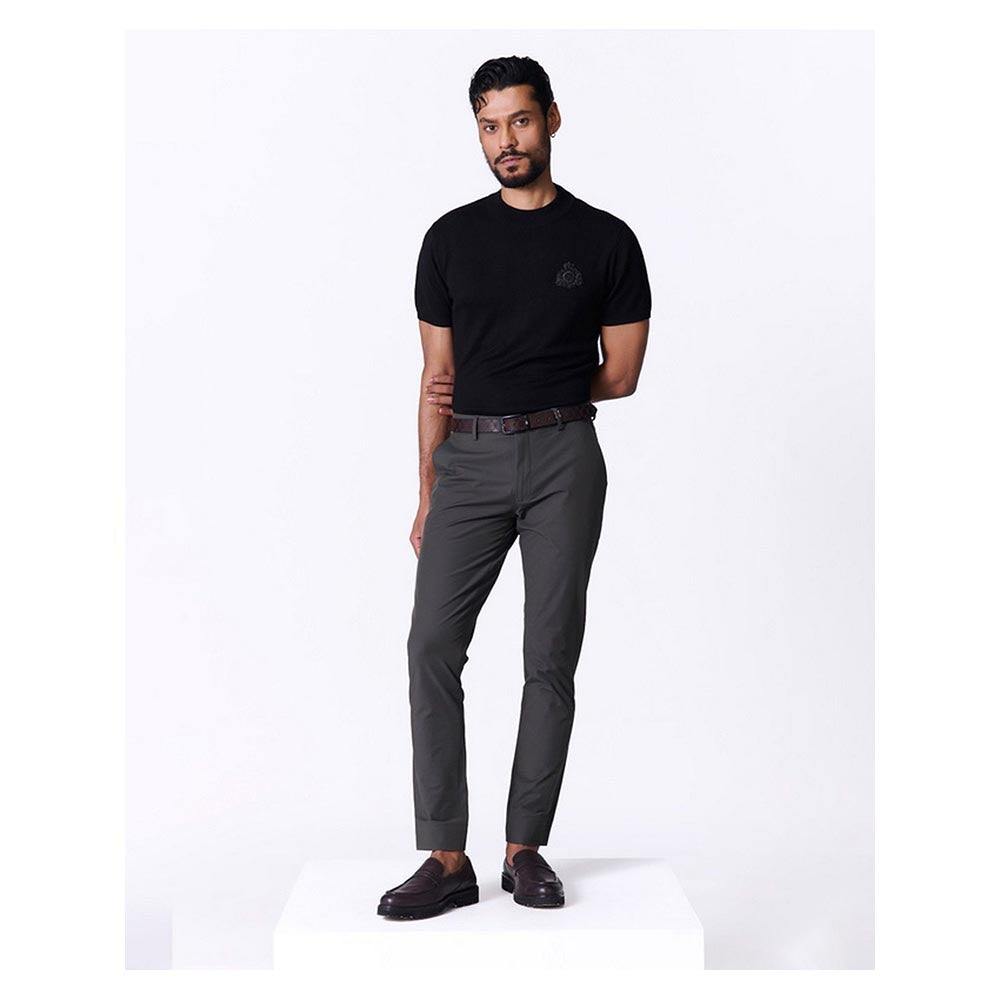 S&N by Shantnu Nikhil Batsman Grey Trouser