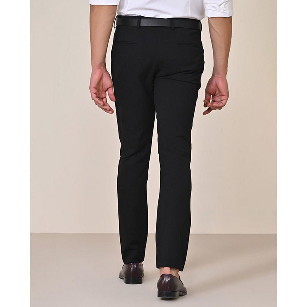S&N by Shantnu Nikhil Men Black Trouser