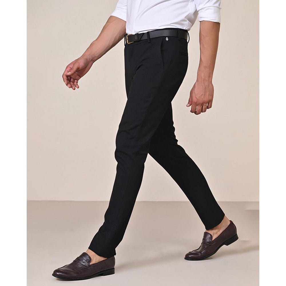 S&N by Shantnu Nikhil Men Black Trouser