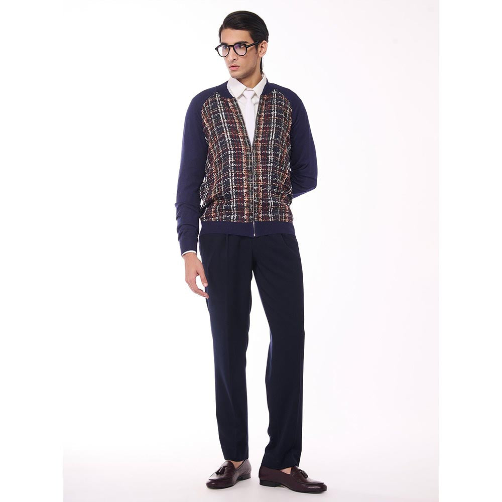 S&N by Shantnu Nikhil Hued Merino Multicolour Sweater