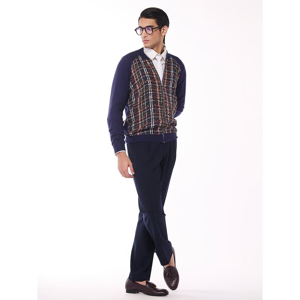 S&N by Shantnu Nikhil Hued Merino Multicolour Sweater