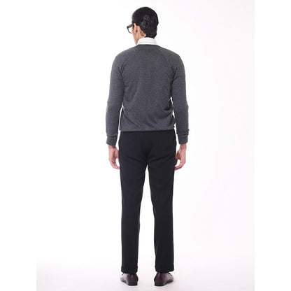 S&N by Shantnu Nikhil Printed Merino Multicolour Sweater
