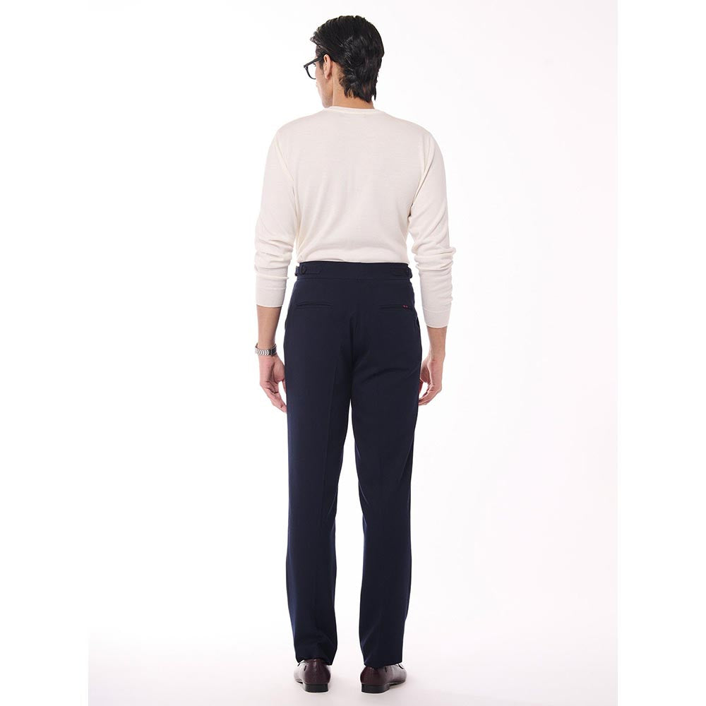 S&N by Shantnu Nikhil Merino Wool Crested Off White Sweater