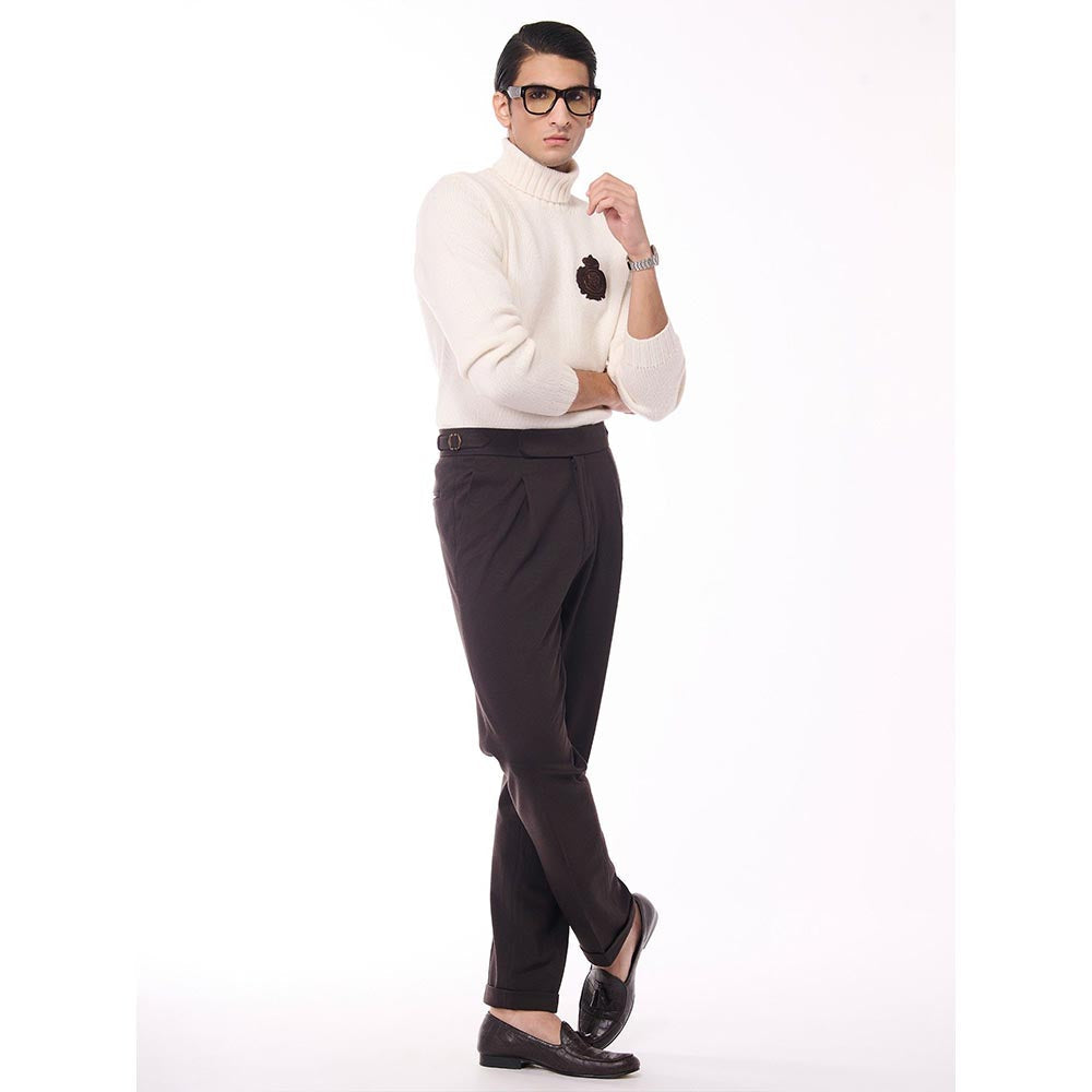 S&N by Shantnu Nikhil Cashmere Off White Sweater