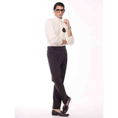 S&N by Shantnu Nikhil Cashmere Off White Sweater