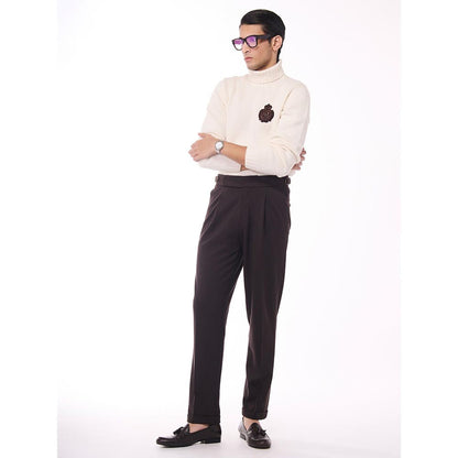 S&N by Shantnu Nikhil Cashmere Off White Sweater