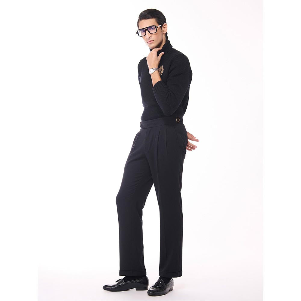 S&N by Shantnu Nikhil Cashmere Black Sweater