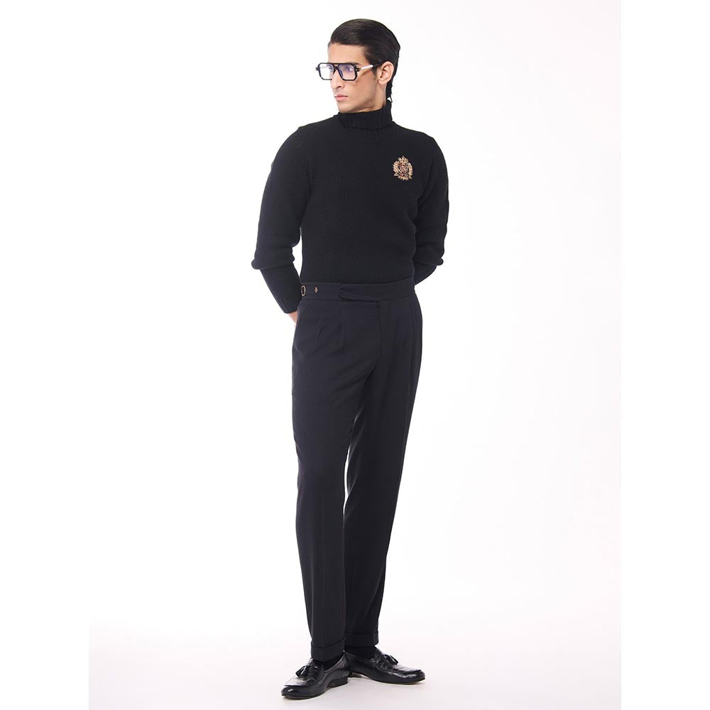 S&N by Shantnu Nikhil Cashmere Black Sweater