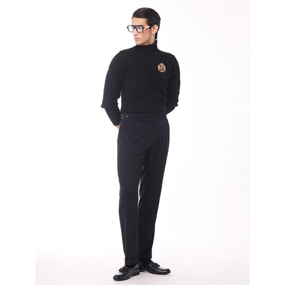 S&N by Shantnu Nikhil Cashmere Black Sweater