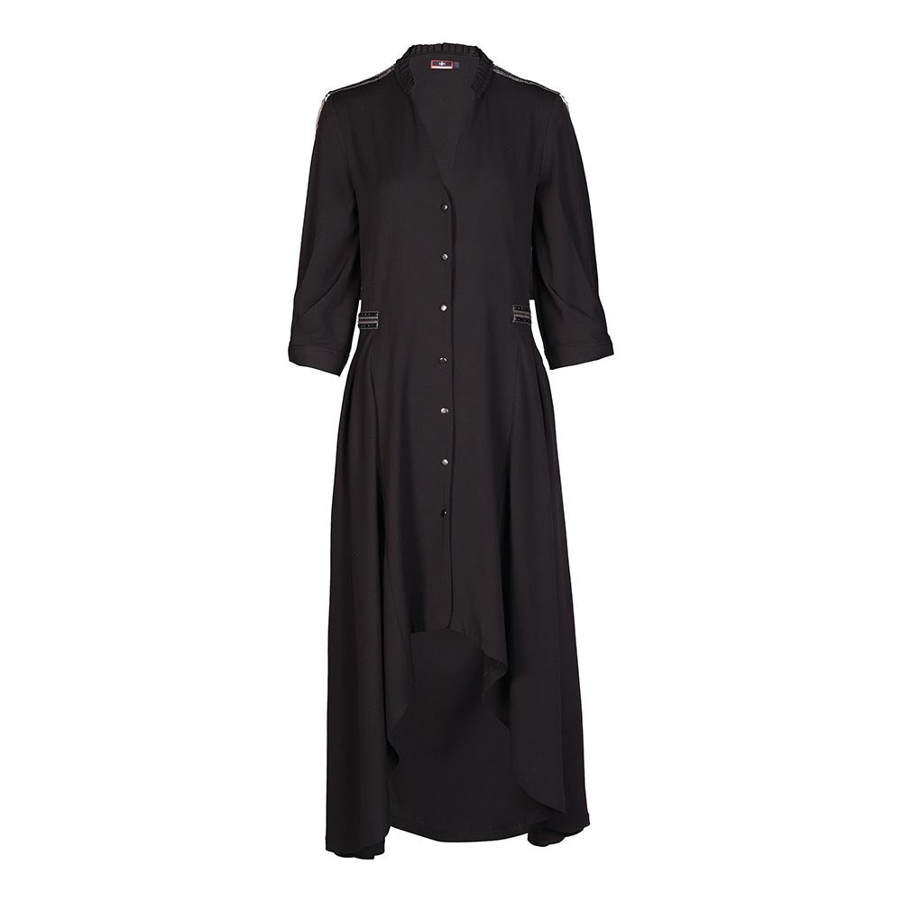 S&N by Shantnu Nikhil Womens Cotton Solid Black Dress