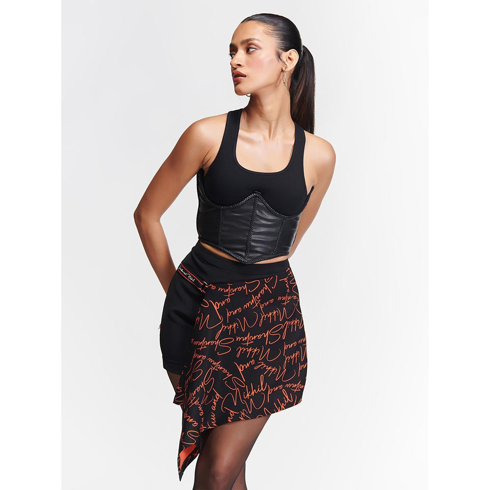 S&N by Shantnu Nikhil Signature Printed Skort