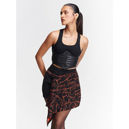 S&N by Shantnu Nikhil Signature Printed Skort