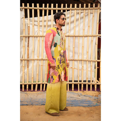 Soniya G Printed Multicolor Kurta with Pallazo Pant (Set of 2)