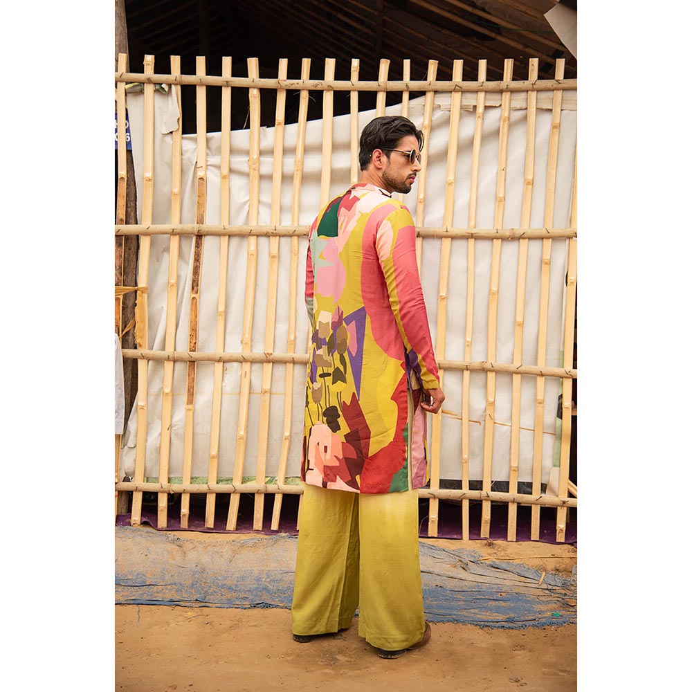 Soniya G Printed Multicolor Kurta with Pallazo Pant (Set of 2)