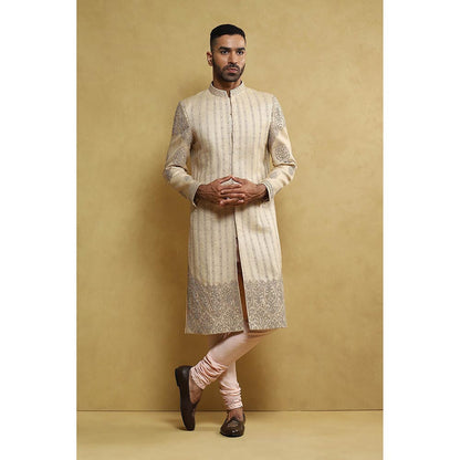 Soniya G Beige Sherwani with Pant (Set of 2)