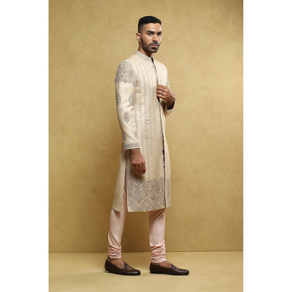 Soniya G Beige Sherwani with Pant (Set of 2)