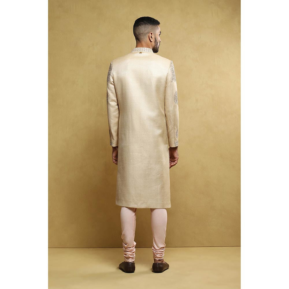 Soniya G Beige Sherwani with Pant (Set of 2)