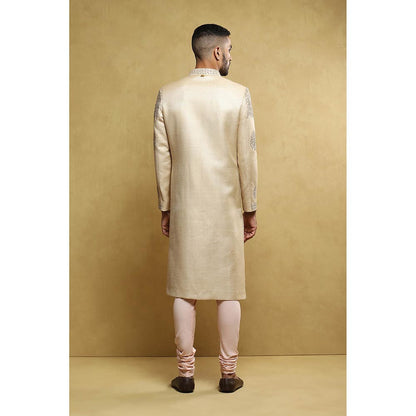 Soniya G Beige Sherwani with Pant (Set of 2)
