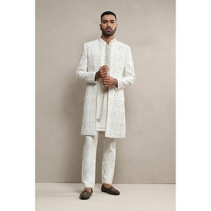 Soniya G Off White Sherwani and Kurta with Pant (Set of 3)
