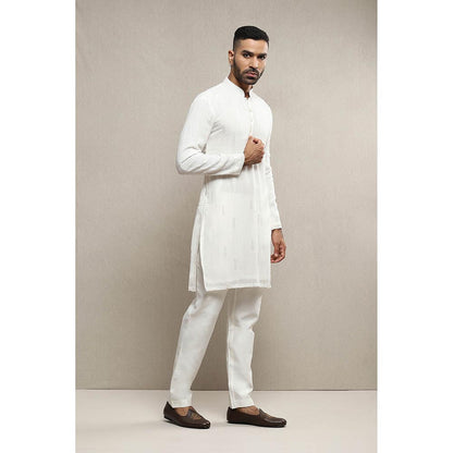 Soniya G Off White Sherwani and Kurta with Pant (Set of 3)