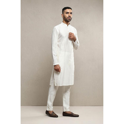 Soniya G Off White Sherwani and Kurta with Pant and Dupatta (Set of 4)