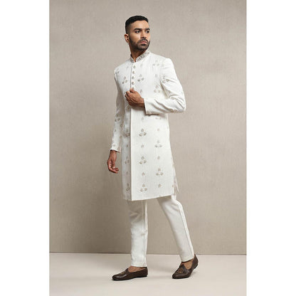 Soniya G Off White Sherwani with Pant (Set of 2)