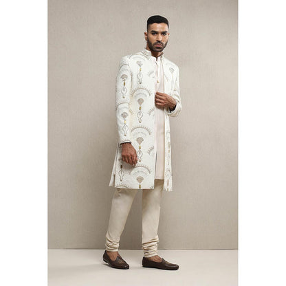 Soniya G Off White Sherwani and Kurta with Pant (Set of 3)