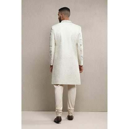 Soniya G Off White Sherwani and Kurta with Pant (Set of 3)