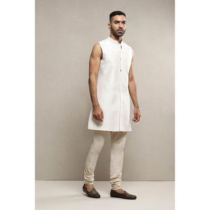 Soniya G Off White Sherwani and Kurta with Pant (Set of 3)