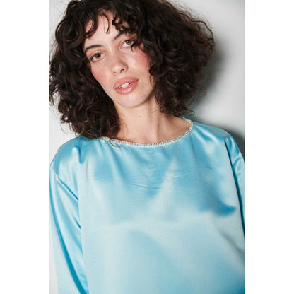 SOTBELLA Elegant Blue Co-Ord (Set of 2 Peices)