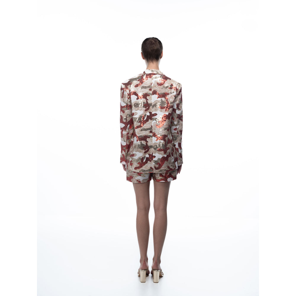 Sotbella Eclectic Blazer And Shorts Duo (Set Of 2)