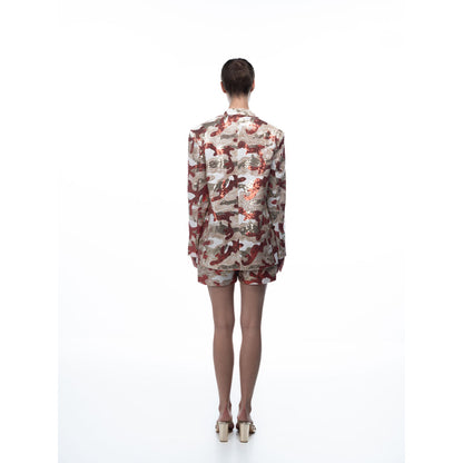 Sotbella Eclectic Blazer And Shorts Duo (Set Of 2)