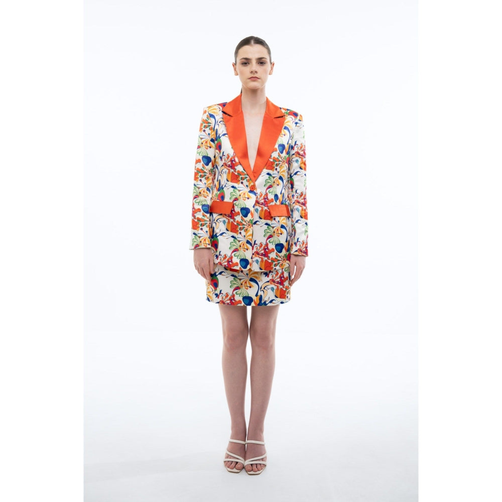 SOTBELLA Multi-Color Floral Printed Co-Ord (Set of 2)