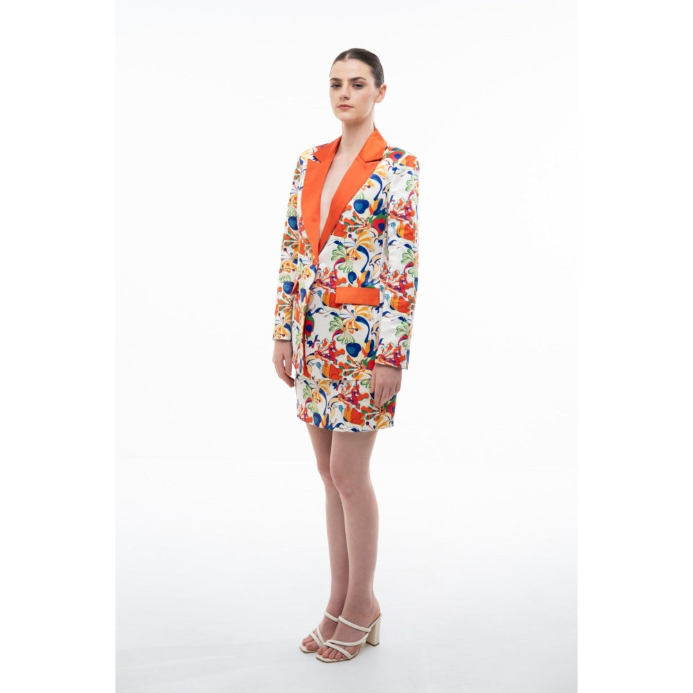 SOTBELLA Multi-Color Floral Printed Co-Ord (Set of 2)