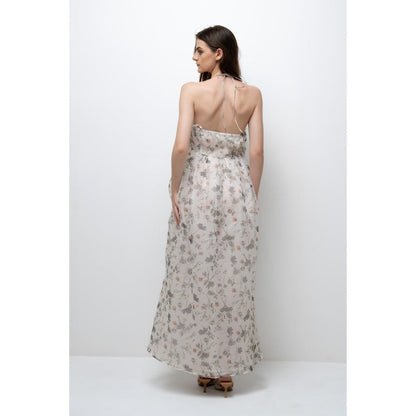 SOTBELLA Maxi Bow Flowy Dress