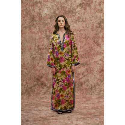 SOTBELLA Floral Print Kaftan